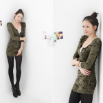 Rose Lace Zipper Bodycon