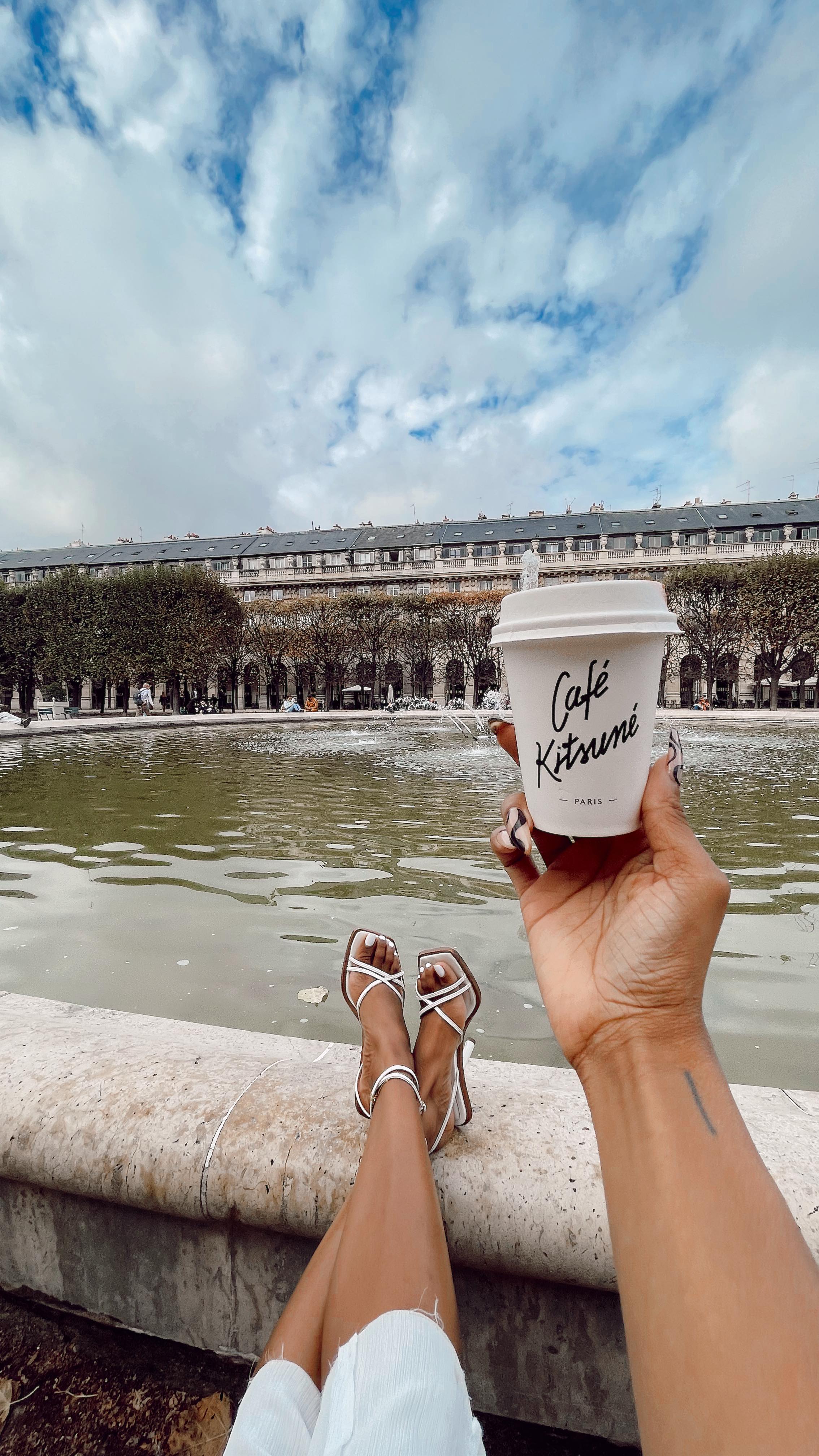 I must say, coffee hits a little different in Paris 🥰💃🏾☕️ #CoffeeandRi